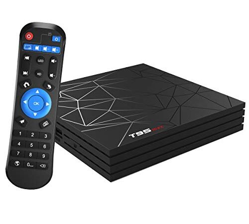 Android TV Box, Android 9.0 TV BOX 4 GB RAM 32 GB ROM H6 Quad core corex-A53 Supporto 3D 6K Ultra HD H.265 WiFi 2.4 GHz Ethernet HD Smart TV BOX