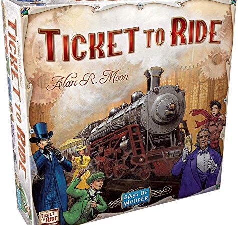 Asmodee Ticket to Ride Gioco da Tavolo, Gioco Base, Ed. Italiano 8510