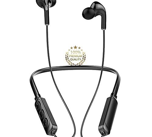 Auricolari Cuffie Bluetooth Sport Auricolari In-Ear Bluetooth Bassi Potenti,IPX7 Impermeabili,Alta Qualità del Suono,Correre Fitness per iphone,Samsung,Xiaomi,Android