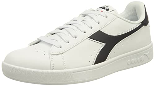 Diadora TORNEO, Sneakers Unisex - Adulto, Bianco/Blu (Profondo), 42.5 EU