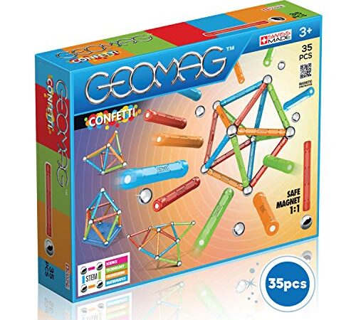 Geomag- Confetti Gioco di Costruzione Magnetico, Multicolore, 35 Pezzi, 351