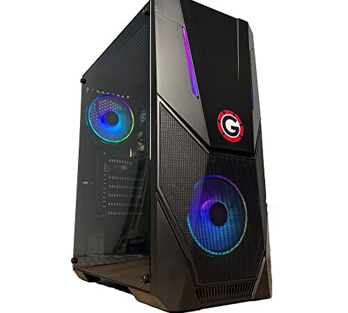 GOLOOK • PC Desktop Gaming RGB • Intel i5 • 16GB • SSD 480GB • WiFi • Scheda Video Dedicata GT1030 2GB • Windows 11 Pro X64 • Computer Fisso