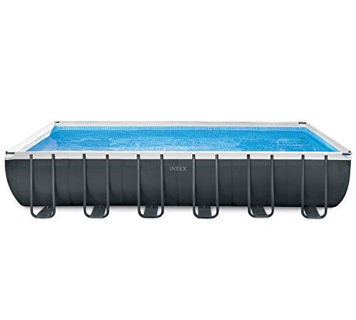 Intex 26364NP, Piscina con cornice rettangolare Ultra XTR, Multicolore, 732x366x132cm