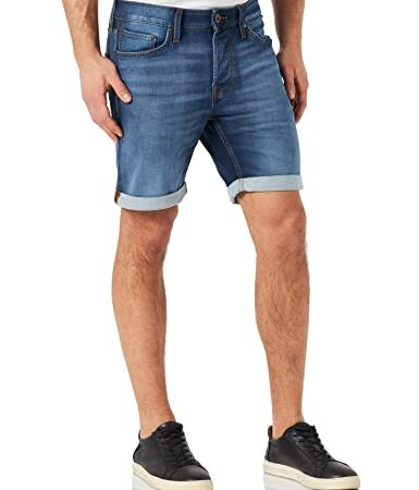 JACK & JONES JJIRICK JJICON Shorts GE 835 I.K SN Pantaloncini, Blue Denim, L Uomo