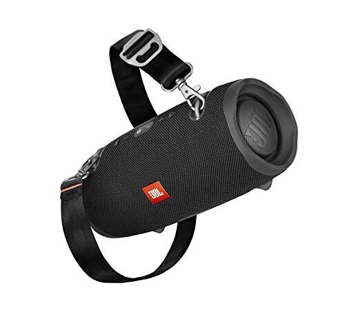 JBL Xtreme 2 Speaker Bluetooth Portatile – Cassa Altoparlante Bluetooth Waterproof IPX7 – Con Microfono, Porta USB, JBL Connect+ e Bass Radiator, Fino a 15h di Autonomia, Nero