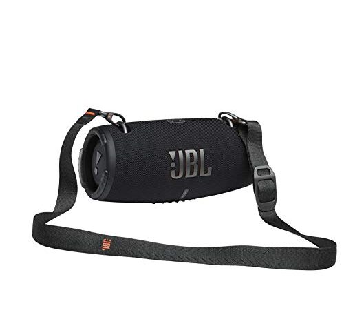 JBL Xtreme 3 Speaker Bluetooth Portatile Waterproof, Cassa Altoparlante Wireless con Tracolla, Resistente ad Acqua e Polvere IPX67, PartyBoost, fino a 15 h di Autonomia, USB, Nero