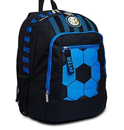 Seven Zaino Advanced Inter, Neroazzurro, Scuola & Tempo Libero, con Gadget - Pallone