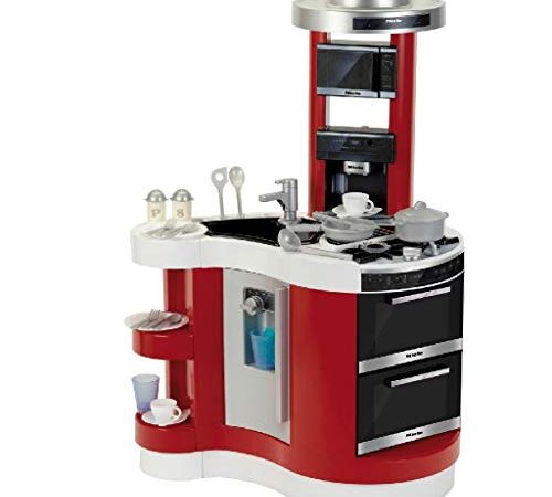 Theo Klein 7100 Cucina Miele Wave Sweety I Cucina con attrezzatura moderna I Inclusi utensili per cucinare e mangiare I Giocattoli per bambini dai 3 anni in su