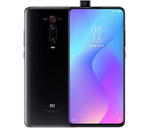 Xiaomi Mi 9T Smartphone da 6.39" FHD, Snapdragon 730, 6GB di RAM, 64GB, doppia fotocamera 48MP+20MP, batteria 4000 mAh e ricarica rapida 18W, Nero (Carbon Black)