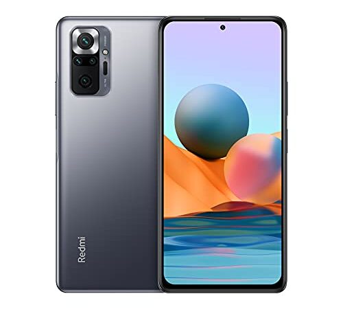 Xiaomi Redmi Note 10 Pro Smartphone RAM 8 GB ROM 128 GB 6.67"120Hz AMOLED DotDisplay 108MP grandangolare Cámara 5020mAh (typ) NFC Dual SIM Card Gris [Versione in spagnolo]