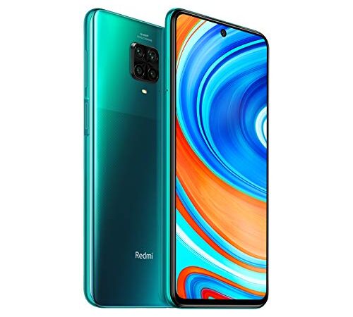 Xiaomi Redmi Note 9 Pro Smartphone,6 GB + 128 GB, 6.67" DotDisplay, 64 MP AI Quad Camera, 5020mAh (typ) NFC, Verde (Tropical Green)