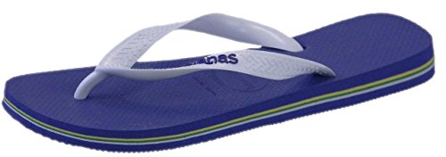 Havaianas Brasil Logo, Infradito Unisex - Adulto, Blu (Marine Blue), 43/44 EU