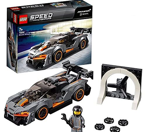 LEGO Speed Champions McLaren Senna, Set da Costruzione di Macchine da Corsa con Minifigura del Pilota, Modello Forza Horizon 4, 75892